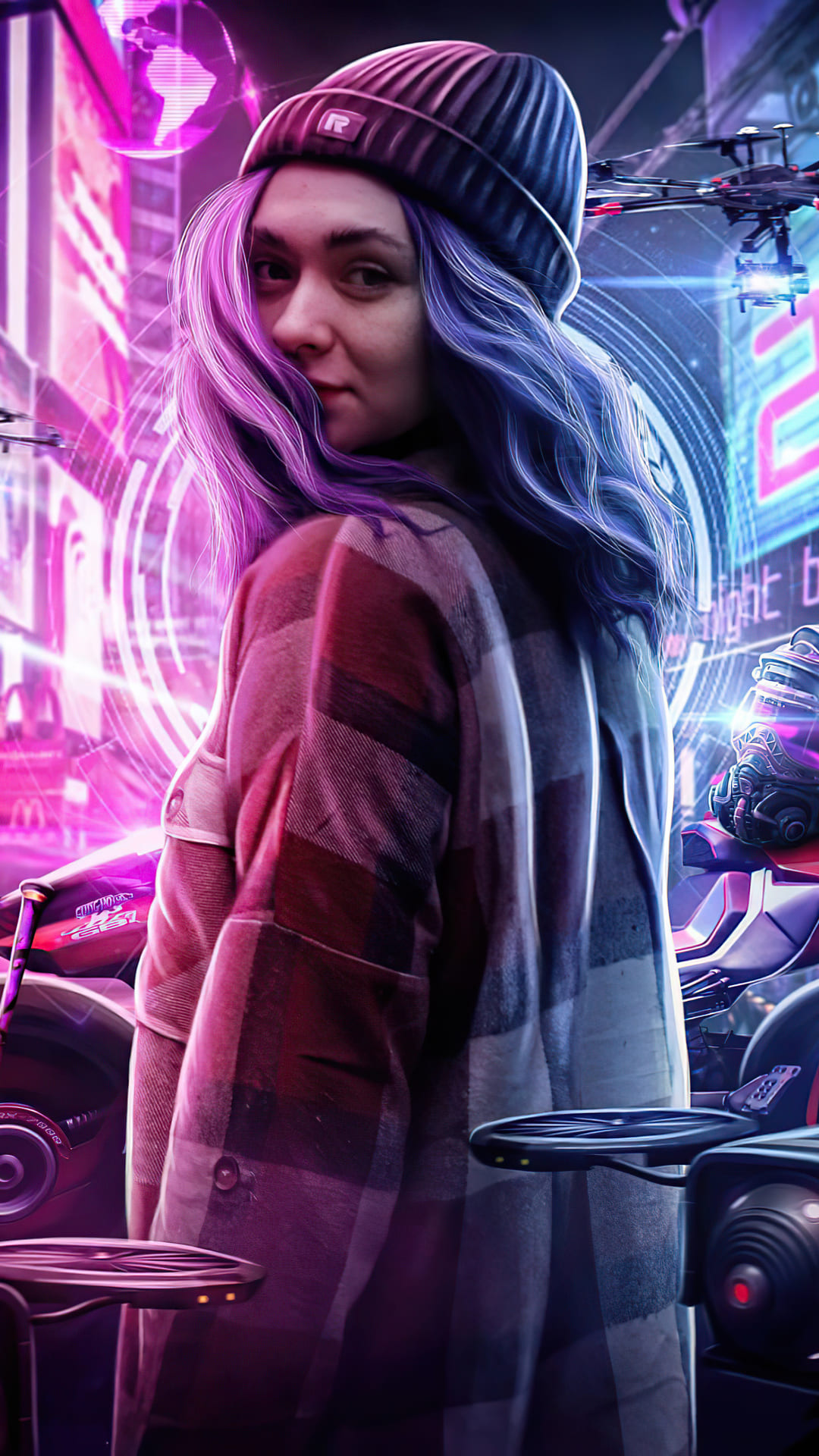 Top 25 Best Cyberpunk iPhone Wallpapers - GettyWallpapers